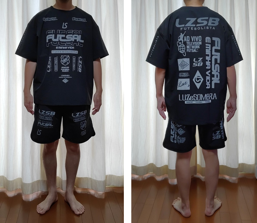 ルースイソンブラ LUZeSOMBRA 1D TROLL PISTE シャツハーフパンツ着画